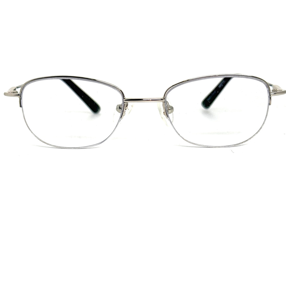 ZENNI Eyeglasses Frames Womens Silver Half Rim full RIm H16913